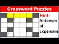 Crossword Puzzles English Crossword Quiz Simple English Puzzle English Riddles