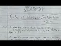 Variable Declaration Rules in Java Java Variables Explained with Examples Core Java Tutorial