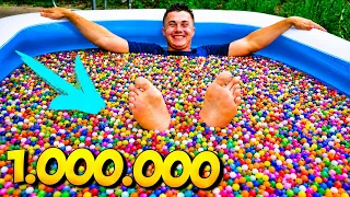 ВЫРАСТИЛ МИЛЛИОН ШАРИКОВ ОРБИЗОВ в БАССЕЙНЕ и ЗАЛИЛ ЛАВОЙ !!!