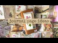 How I add interactive pages to my junk journals Tip-in ideas examples