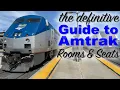 Amtrak Roomette Bedrooms and Seat Compared