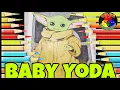 Baby Yoda Coloring Page - From The Mandalorian