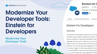 Einstein for Developers Modernize Your Developer Tools
