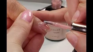 Gel Overlay Application in Hope with Master Educator Tara Robinson Luminary Nail Systems
