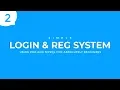 PHP Login and Registration system Part 2