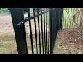 Cheap Hack for Black Aluminum Fence Drive Gates Purchase from Lowes