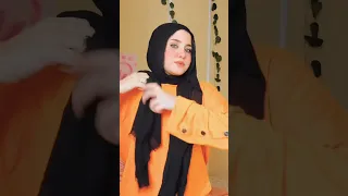 لفه سهله وثابته من غير دبابيس خلود محمود لفات حجاب Hijabstyle Hijabfashion Hijabtutorial 