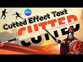 How To Create Cut Effect Text Make A Stunning Split Effect Typography Hacks In CANVA Step By Step