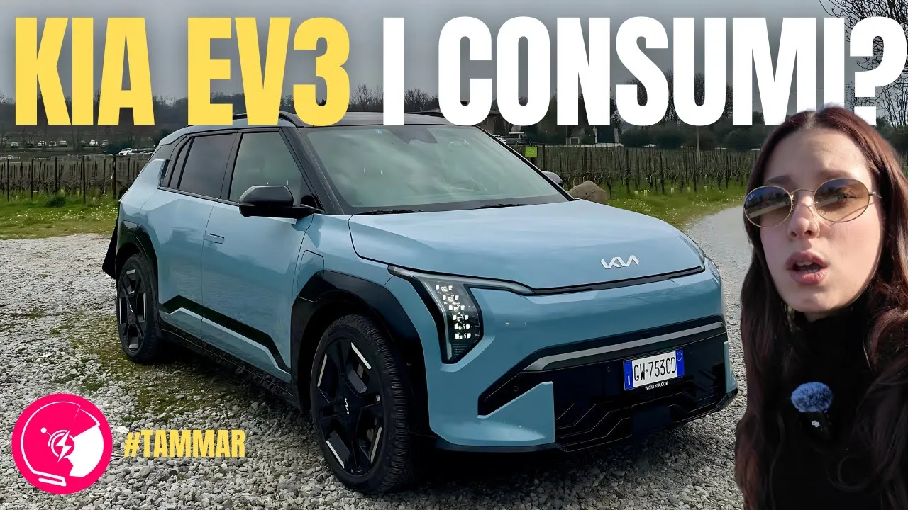 Kia EV3 alla prova dell’autostrada: consumi tra pioggia e basse temperature