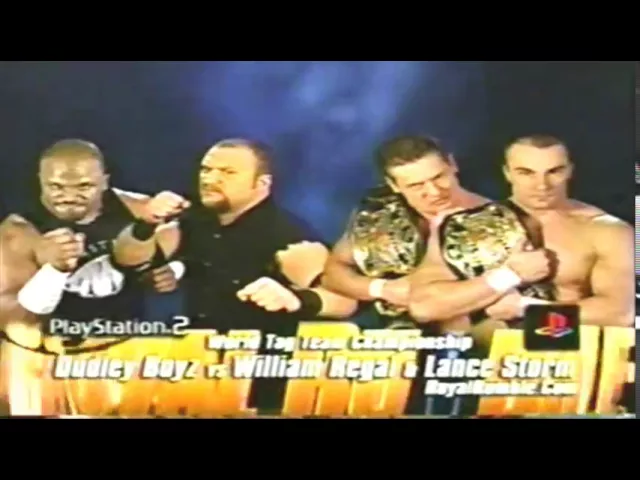 WWE Royal Rumble 2003 Matchcard