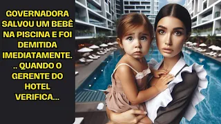 Governadora Salvou Um Bebê Na Piscina E Foi Demitida Imediatamente... Quando O Gerente Do Hotel...