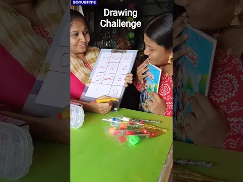 Drawing Challenge to Swetha 😝 funny challenge shorts in Tamil #shorts #challenge #tamilshorts