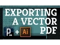 Processing to Illustrator Exporting a Vector Based PDF From Your Sketch