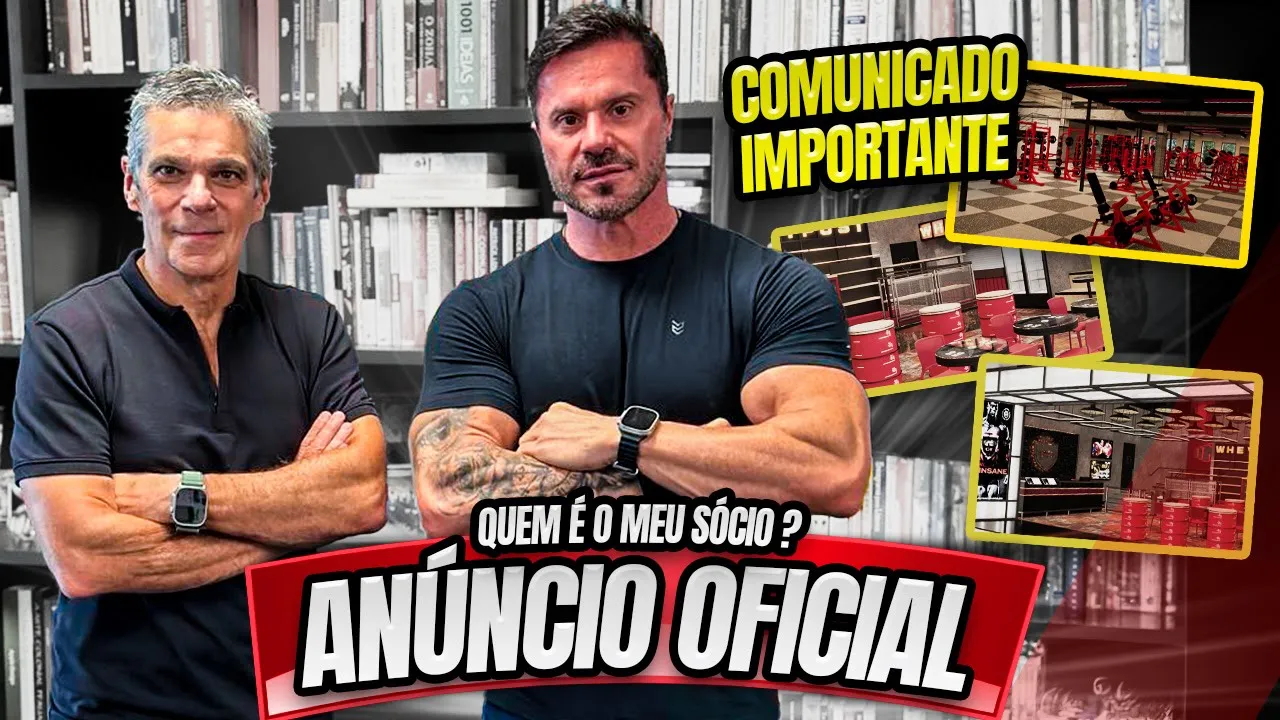 NOME, LOCAL E QUEM É MEU SÓCIO - NASCE A NOSSA NOVA REDE DE ACADEMIAS