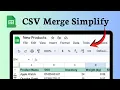 How to merge CSV files in Google Sheets Smart Fusion