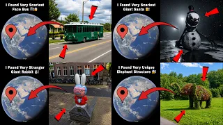 🔥 Very Unique Top 4 Sculptures Found On Google Earth 🌍! #earth #maps 