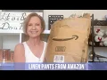 Linen Pants from Amazon