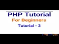 PHP tutorial in Hindi part - 3