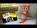 How to make fox plush toy DIY Fox plushie tutorial EASY Free Pattern provided in the description