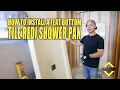 How to Install a Tile Redi Flat Bottom Shower Pan Sign Up to Win FREE Training with TileCoach