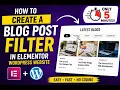 How to create a post filter in wordpress website only just in 5 minutes