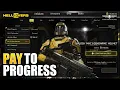 Helldivers 2 New Armor Customization Progression Update Pay To Play