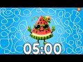 5 Minute Timer Bomb Watermelon Summer Countdown
