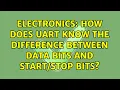 Electronics How does UART know the difference between data bits and bits