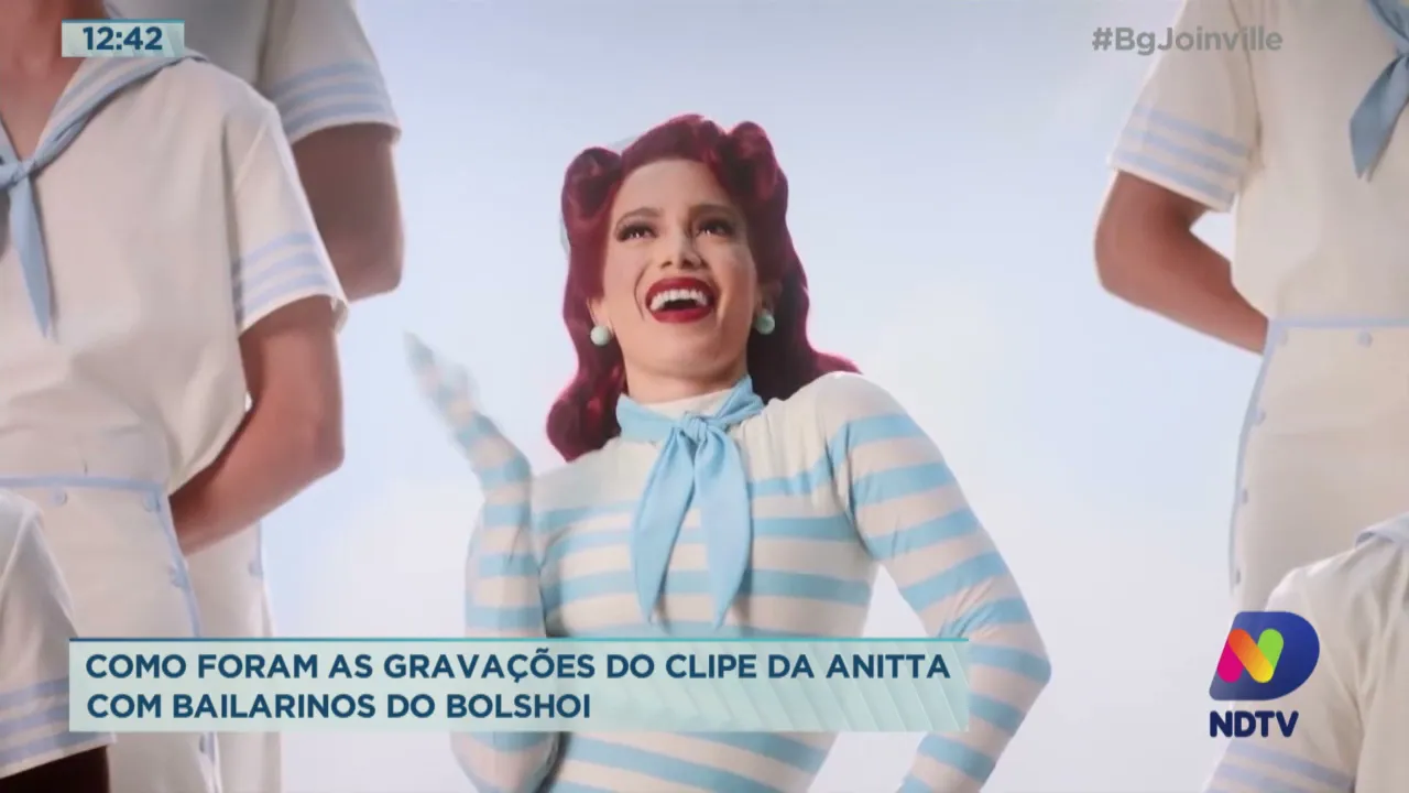 Como foram as gravações do clipe da Anitta com bailarinos do Bolshoi