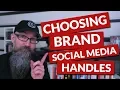 Brand social media handles and using namecheckr com to find if your brand name is available