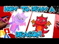 How To Draw A Super Easy Dragon