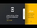 1 1 Load local html file in webview