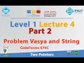 Problem CodeForces 676C Level 1 Lecture 4 Part 2 - JCPC Summer Training 2018