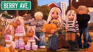 WE WENT PUMPKIN PICKING AS A FAMILY! 🎃 *THE KIDS HAD A HUGE FIGHT!* | BERRY AVENUE ROBLOX ROLEPLAY