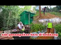 Lagu Mencekam 😱 hujan turun deras saat berteduh di pondok sungai, persiapan tanam timun