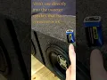 Lagu Must use 9V battery TRICK/TIP to wiring subwoofers #Shorts