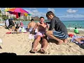 ASMR Beach massage American man experiences pressure point relaxation in Waikiki Hawaii