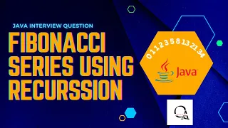 Java Program To Print Fibonacci Series Using Recussion Java Interview Question