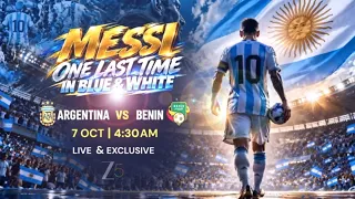 Messi The Magician  | Argentina vs Benin | 7th October | 4:30AM | Live and Exclusive on Zee 5
