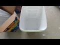Tractor Supply cat litter hack Putting 40 lbs in a 35 lb bucket