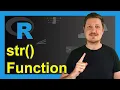 str Function in R 3 Examples Compactly Display Structure of Object Data Frame List Vector