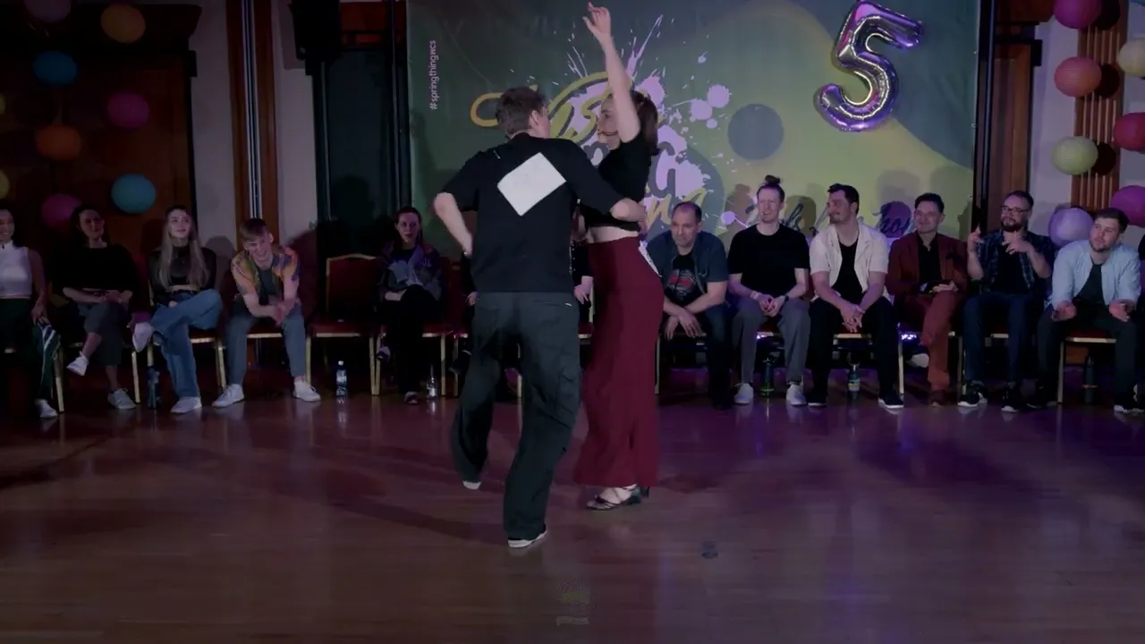 Tobias Gerwald & Reetta Koivuniemi - 5th place Advanced Jack&Jill Finals - Westie Spring Thing 2025