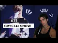 Download Lagu BTS - Crystal Snow Live REACTION by professional singer