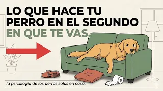 Psicología de los perros cuando no estás en casa (Qué hacen realmente)
