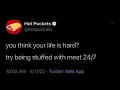 Stuffed with meat