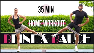 BEINE & BAUCH WORKOUT | ohne Springen | 35 Min | 🔥 Extrem effektiv