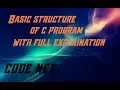 Basic Structure of C Program