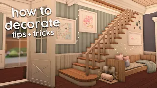 How to Decorate your House Builds in Bloxburg Tips Tricks