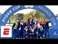 Highlights Ryder Cup Day 3 Europe defeats United States Tiger Woods winless ESPN