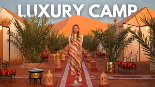 We Slept in a Sahara Desert Luxury Camp (off-grid!) 🇲🇦 Morocco